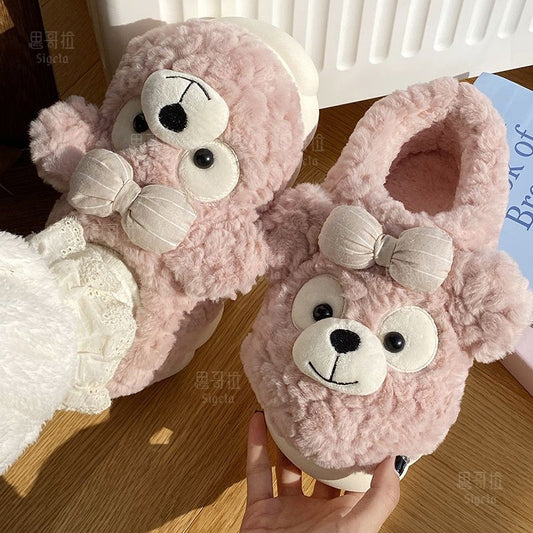 WINTER FLUFFY AND WARM OUTDOOR COTTON SHOES