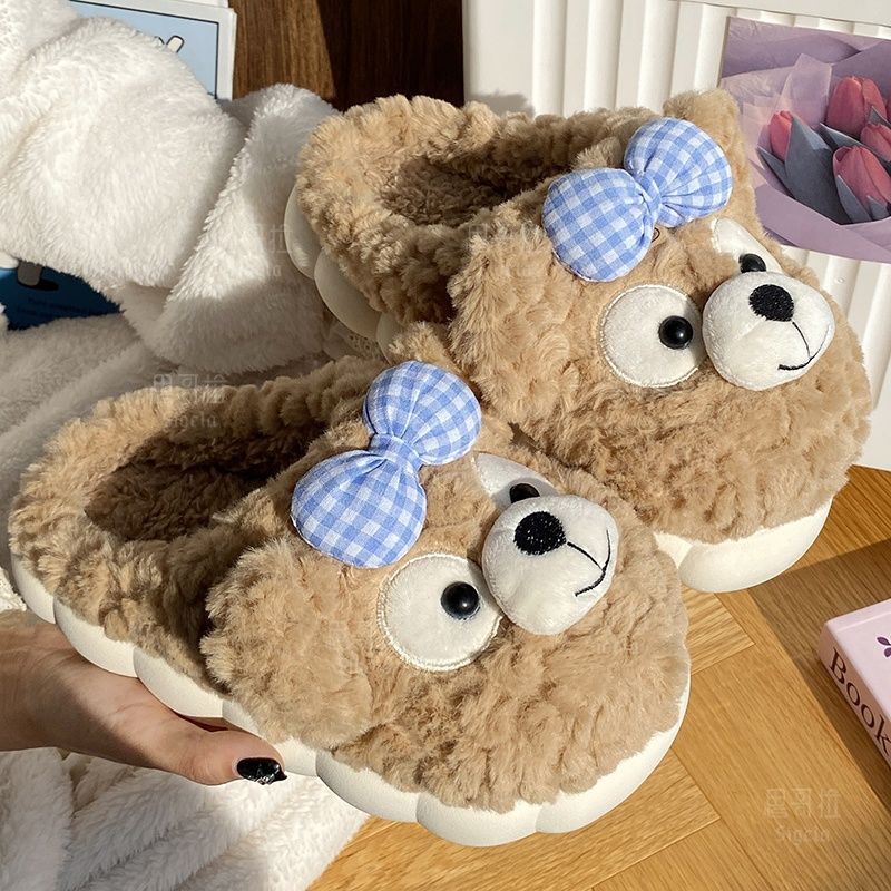 WINTER FLUFFY AND WARM OUTDOOR COTTON SHOES