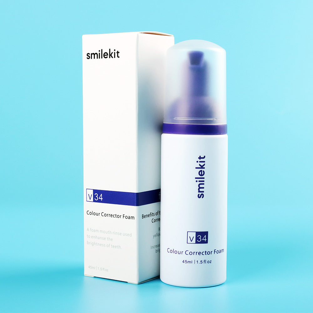 V34 COLOUR CORRECTOR SERUM && WHITENING FOAM